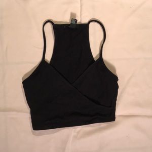 Black crop top